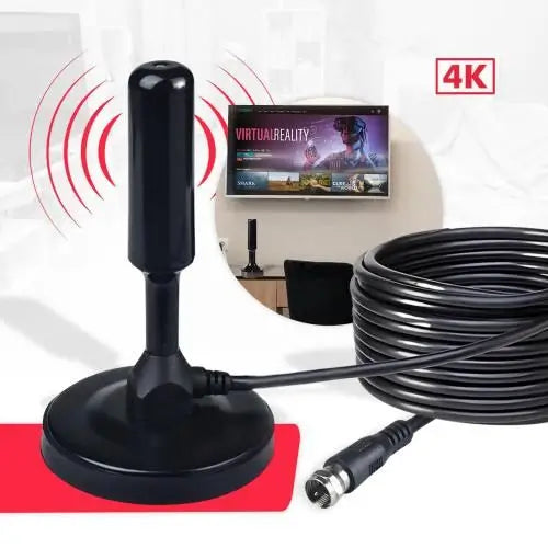 Antena TDT Interior 3 Metros | Canales HD y 4K SIN mensualidad